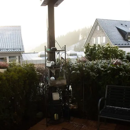 Bergkristall direkt am Bikepark und Skigebiet, 2 Schlafzimmer, Terrasse, abschließbarer Keller Winterberg Exterior foto